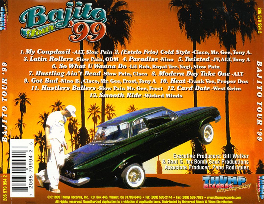 Lowrider Bajito Tour 1999 cover art