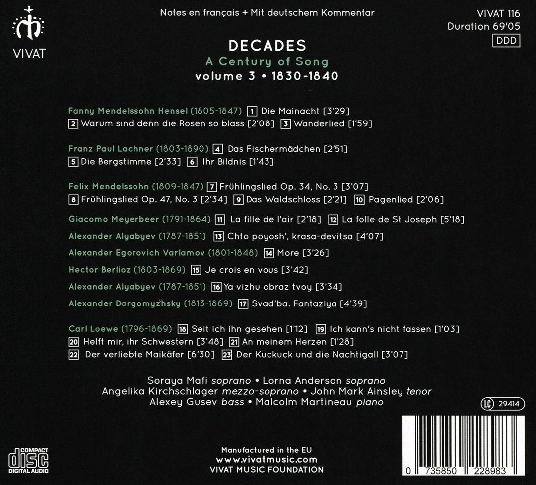 Decades, Vol. 3: 1830-1840 cover art