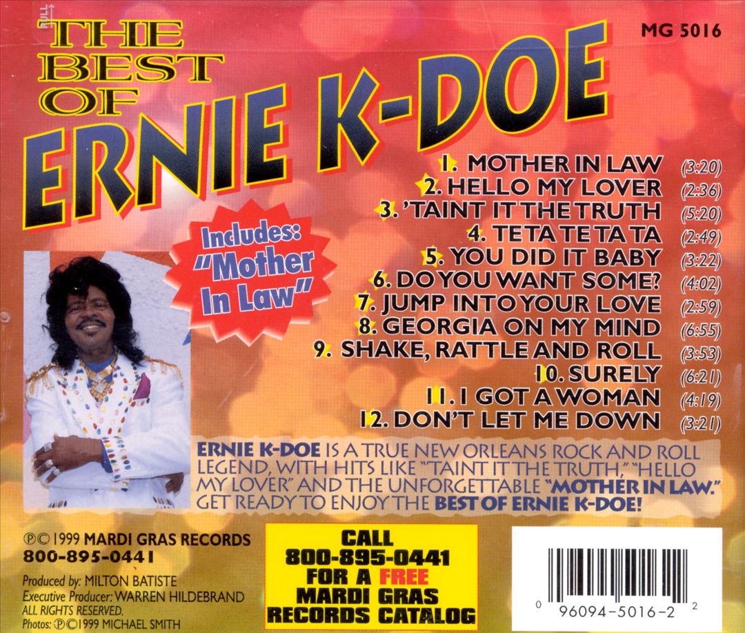 Best of Ernie K-Doe cover art
