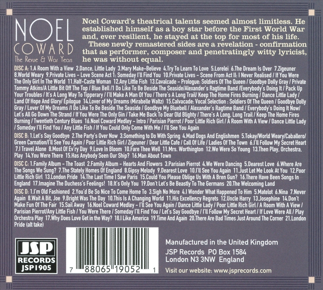 Revue and War Years 1928-1952 cover art