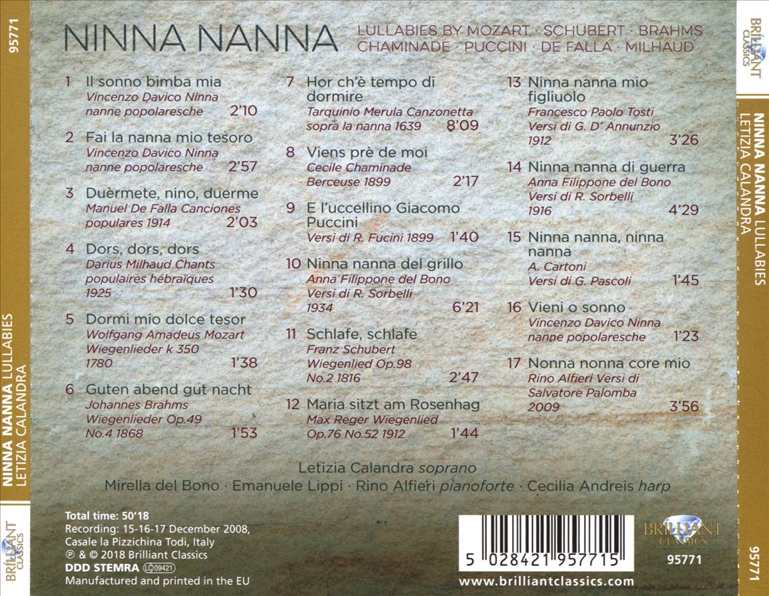 Ninna Nanna cover art