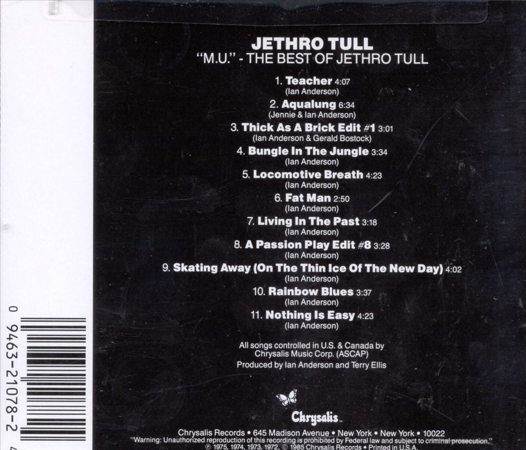 M.U.: The Best of Jethro Tull cover art