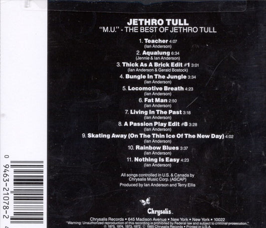 M.U.: The Best of Jethro Tull cover art