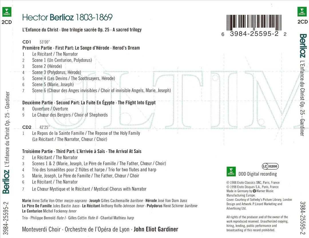 Berlioz: L'Enfance du Christ cover art