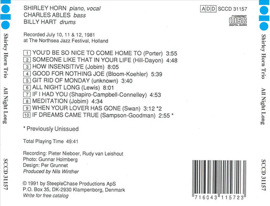 All Night Long cover art