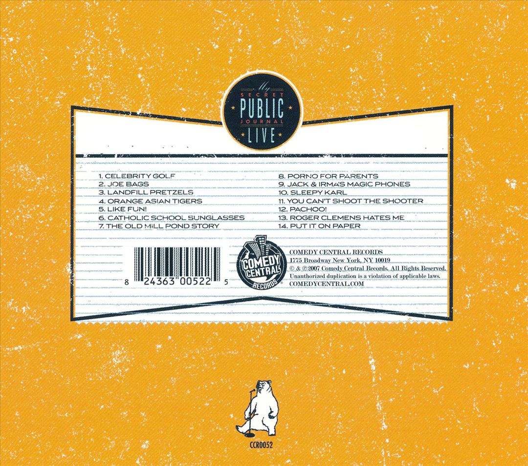 My Secret Public Journal Live cover art