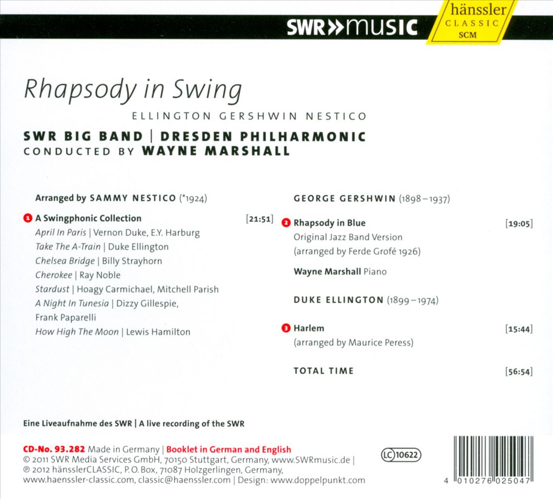 Rhapsody in Swing cover art