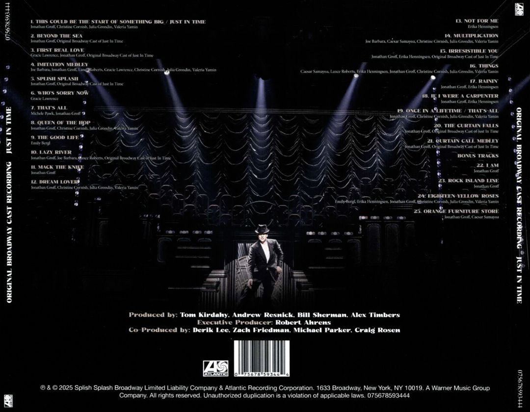 Just In Time [Original Broadway Cast Recording]  cover art