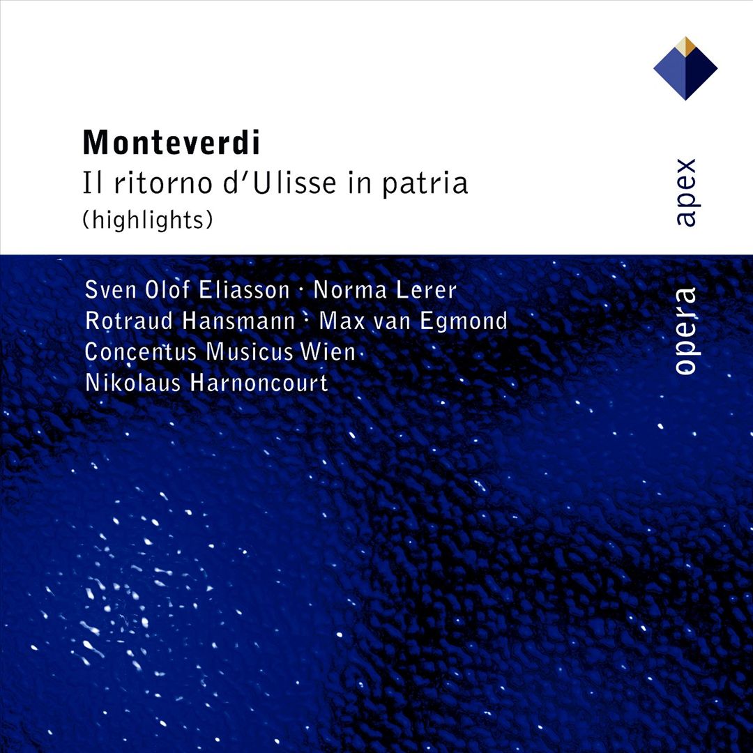 Monteverdi: Il ritorno d'Ulisse in patria (Highlights) cover art