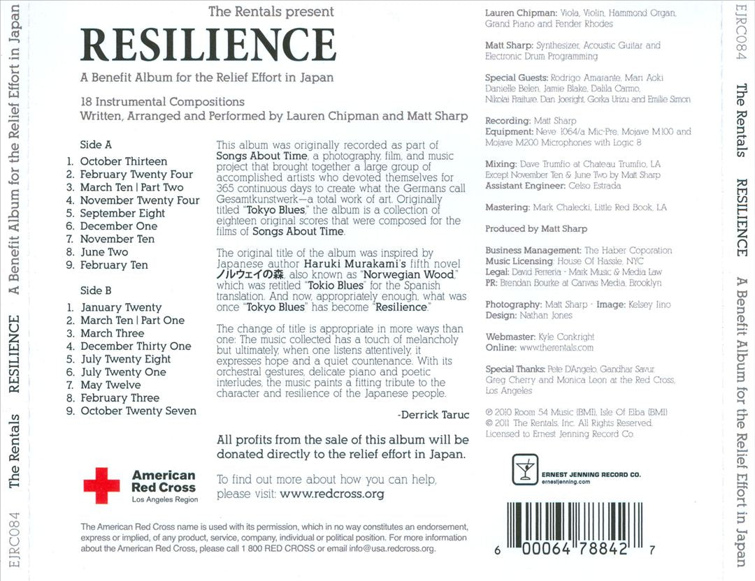 Resilience: A Benefit Album for the Relief Effort in Japan cover art