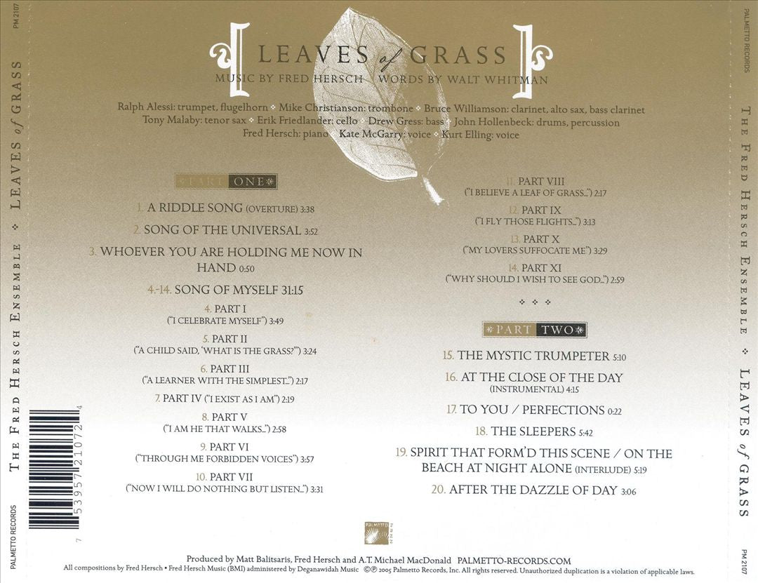 Leaves of Grass cover art