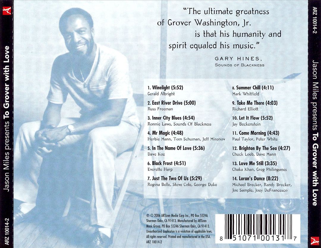 To Grover, With Love [Bonus Tracks] cover art