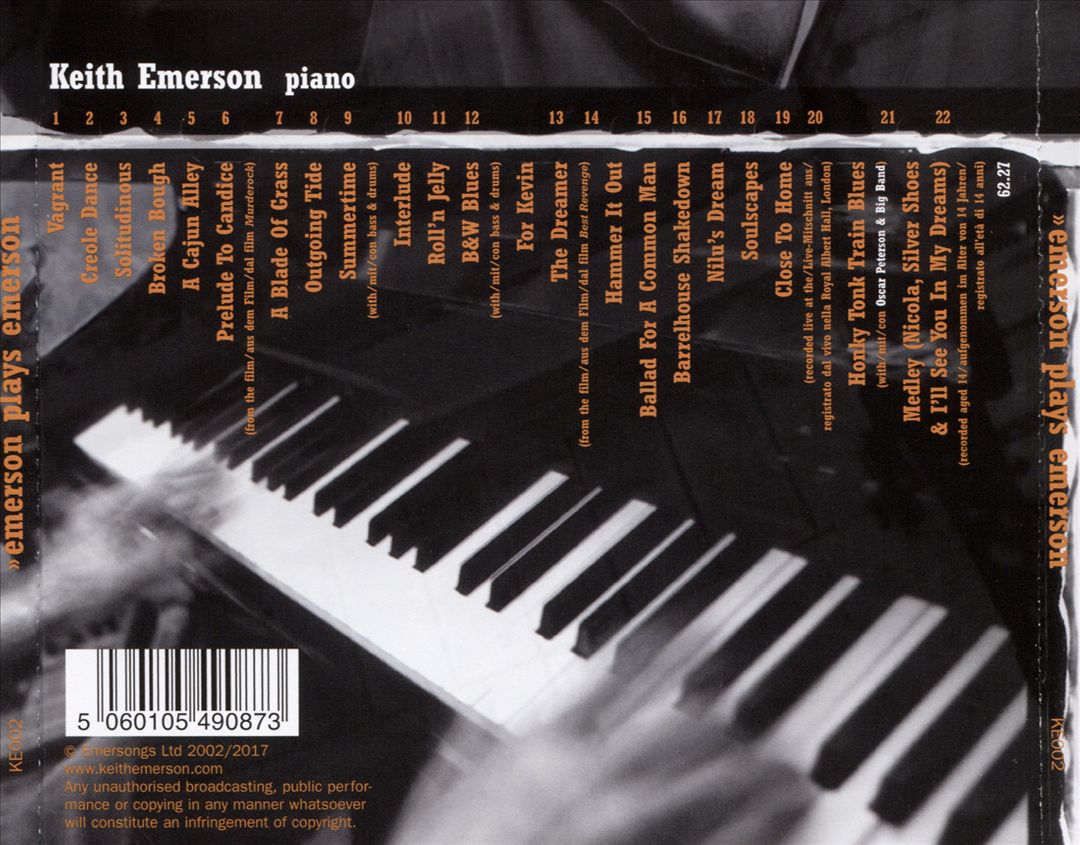 Emerson Plays Emerson cover art