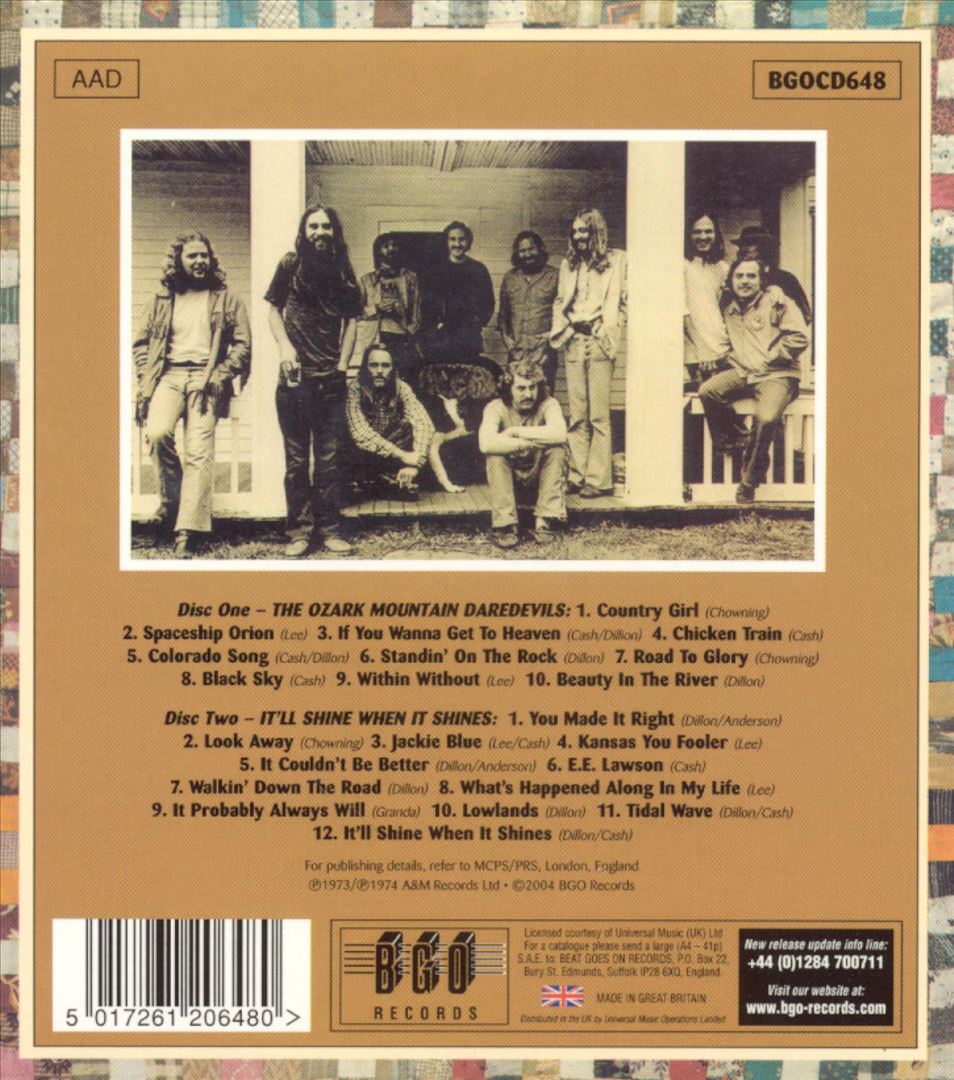 Ozark Mountain Daredevils/It'll Shine When It Shines cover art
