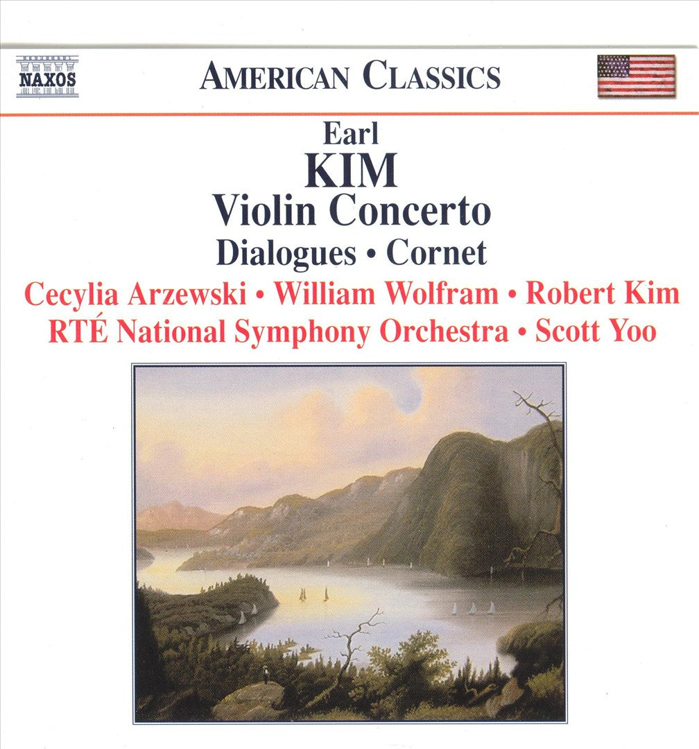 Earl Kim: Violin Concerto; Dialogues; Cornet cover art