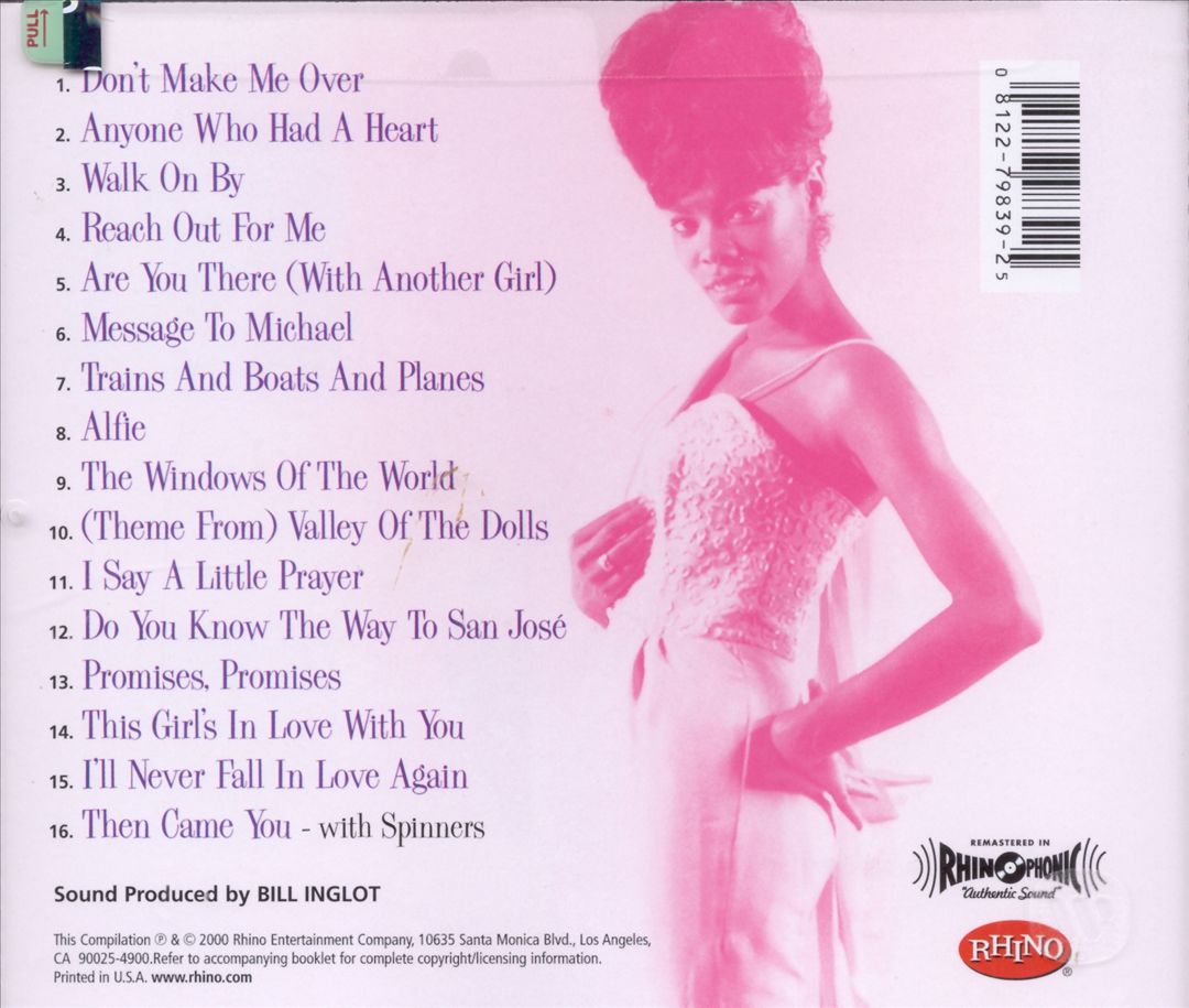 Very Best of Dionne Warwick [Rhino] cover art