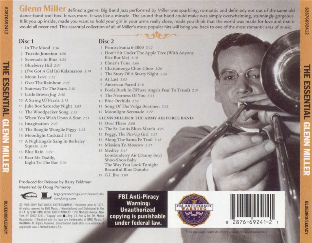 Essential Glenn Miller [Bluebird/Legacy] cover art
