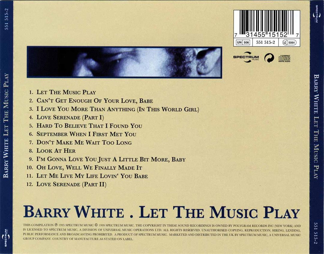 Let the Music Play [Universal] cover art