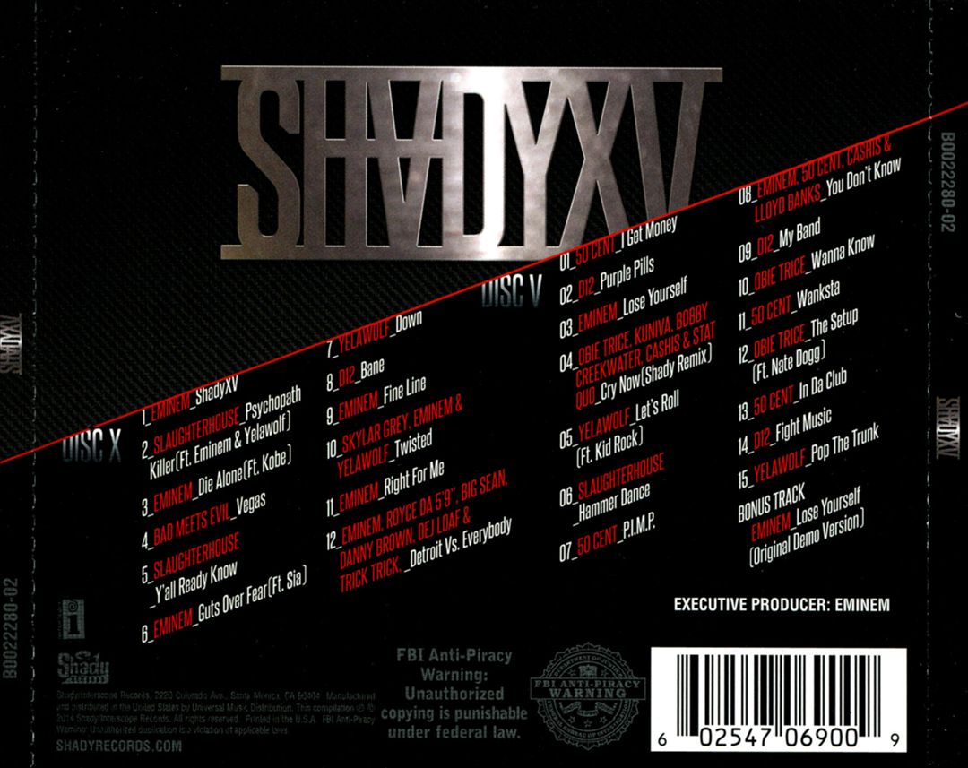 Shady XV [Bonus Track] cover art
