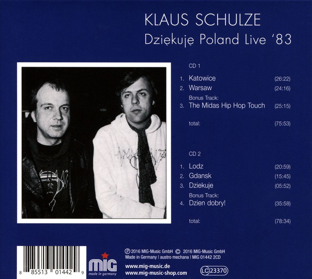 Dziekuje Poland Live '83 cover art