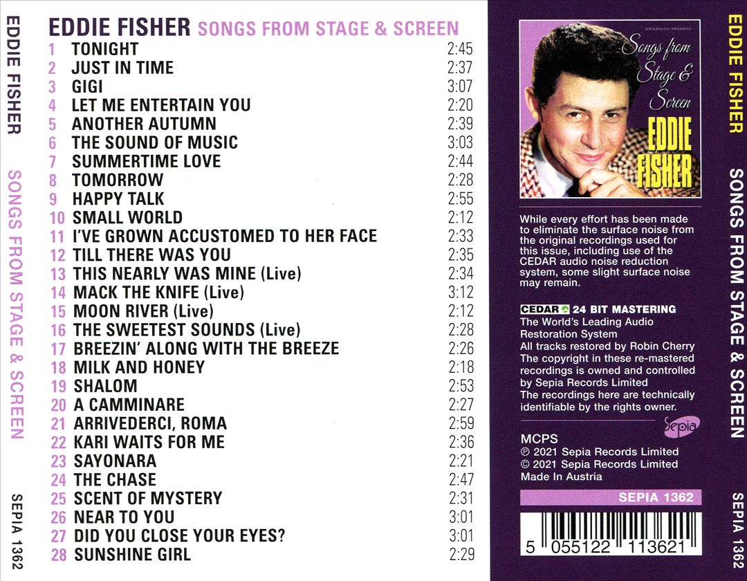 Songs From Stage & Screen cover art