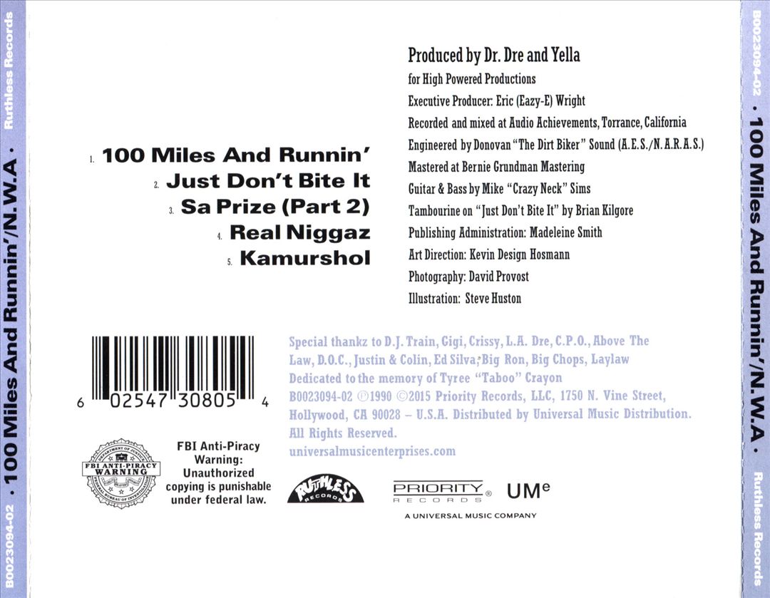 100 Miles and Runnin' cover art