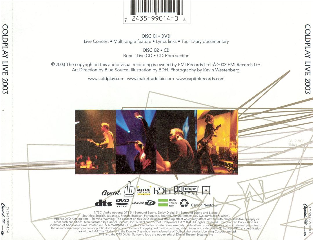 Live 2003 [Bonus DVD] cover art
