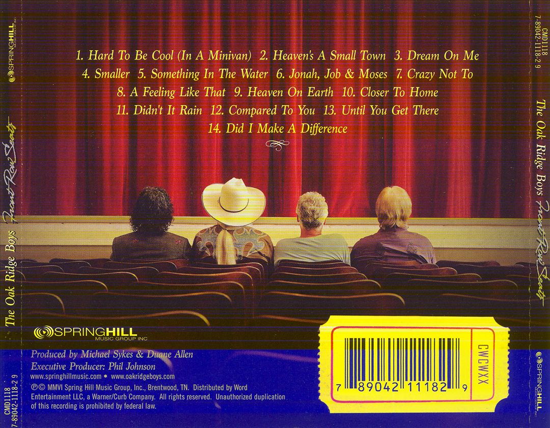 Front Row Seats cover art