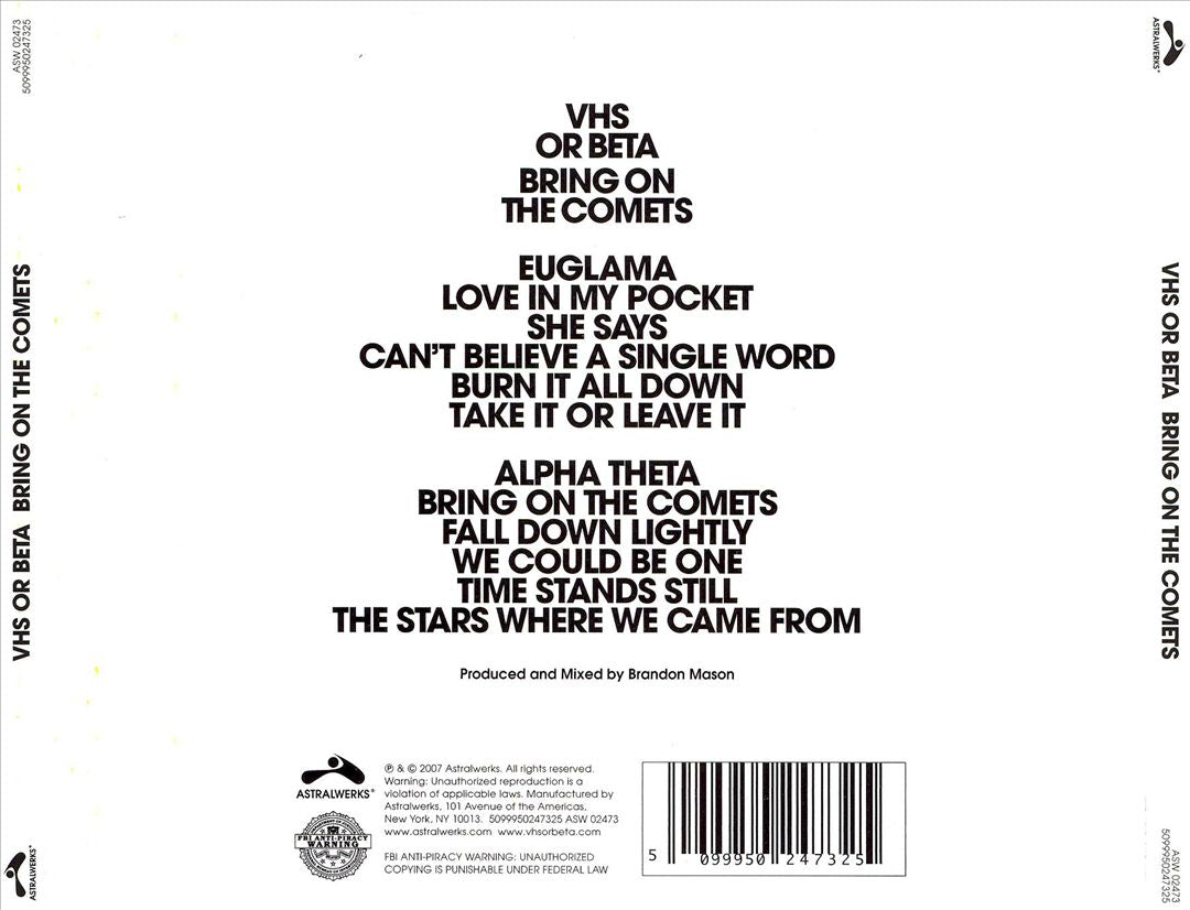 Bring on the Comets cover art