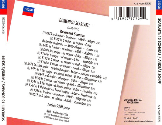 Scarlatti: Keyboard Sonatas cover art