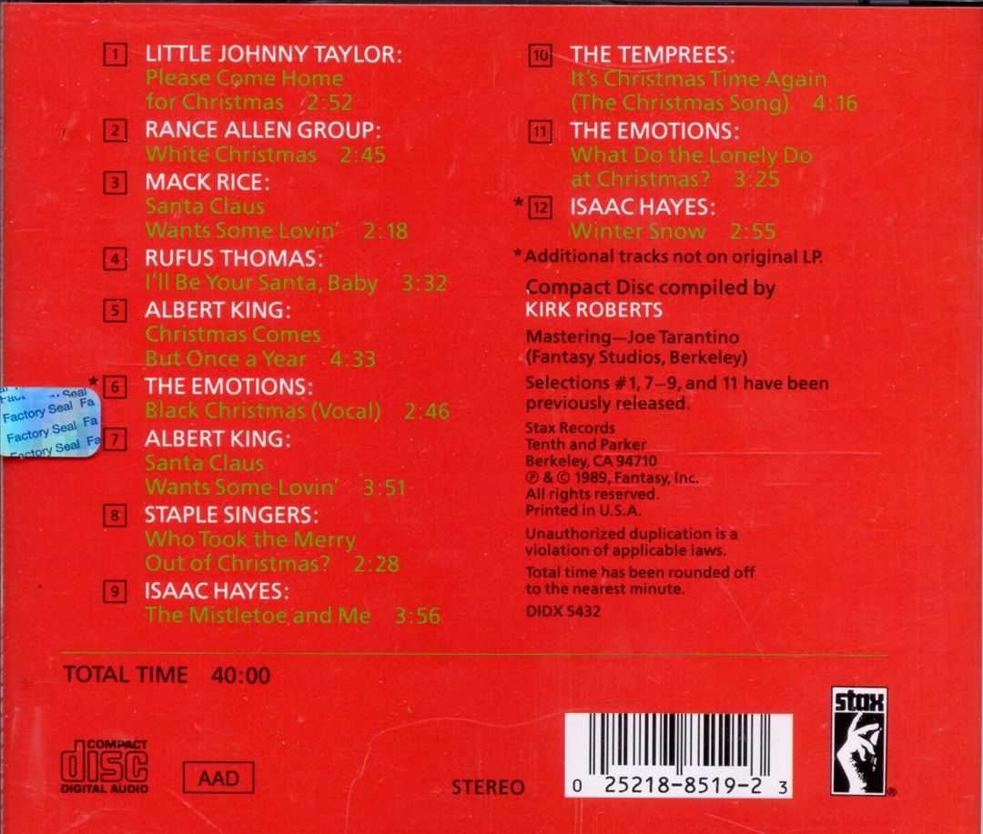 It's Christmas [Stax] cover art