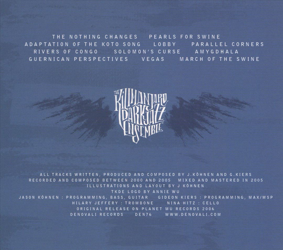 Kilimanjaro Darkjazz Ensemble cover art