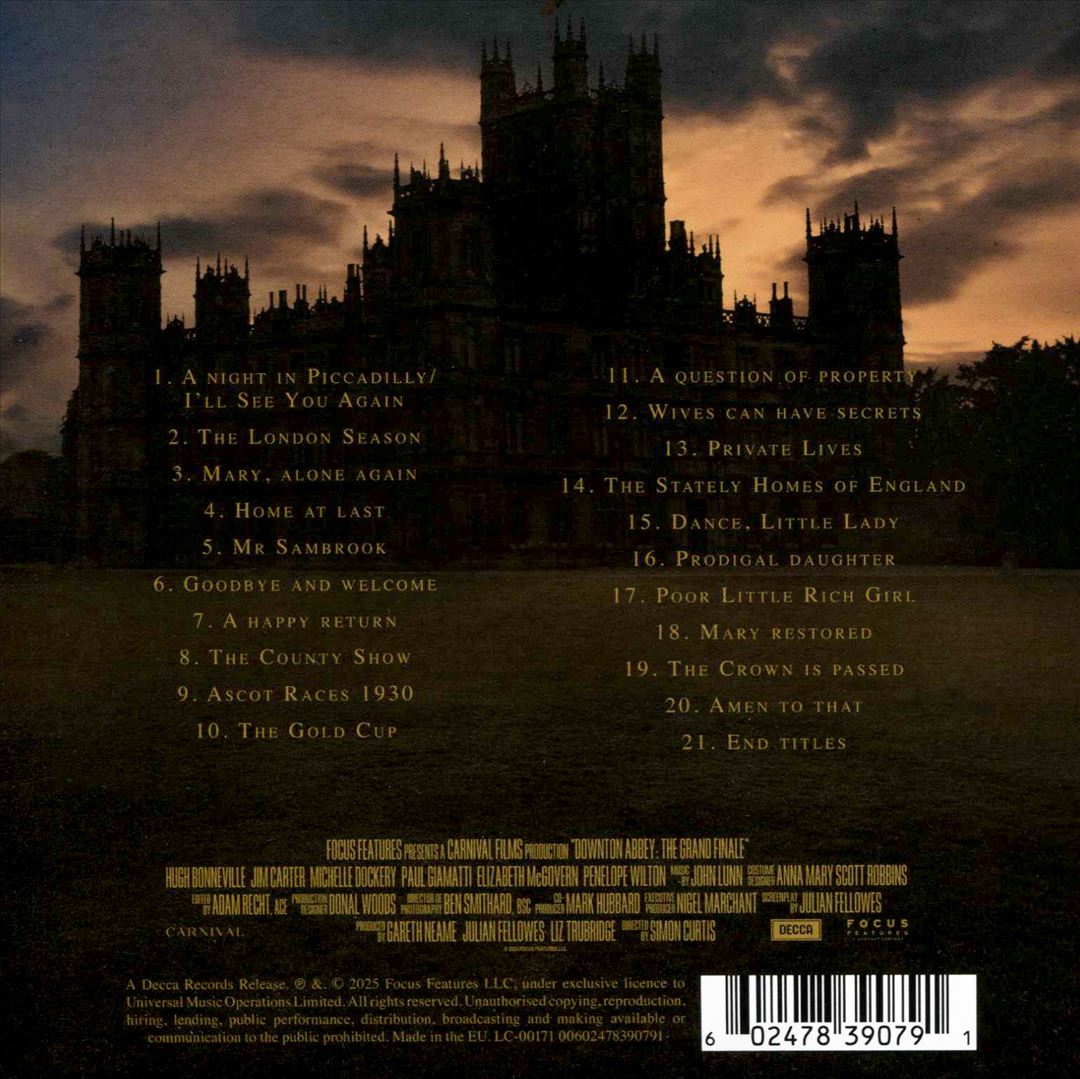 Downton Abbey: The Grand Finale [Original Motion Picture Soundtrack] cover art