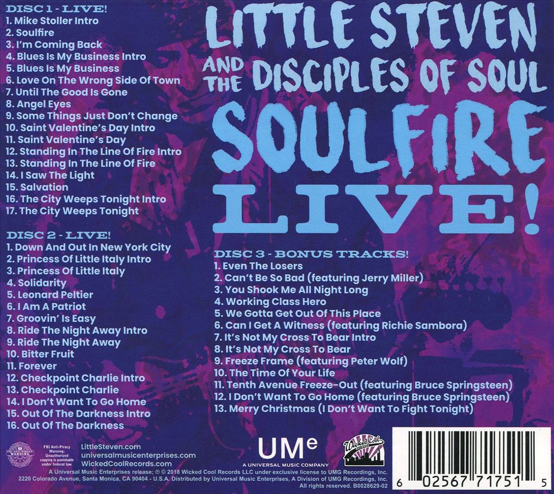 Soulfire Live! cover art
