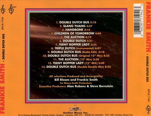 Double Dutch Bus [Unidisc] cover art