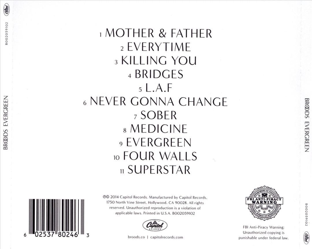 Evergreen cover art
