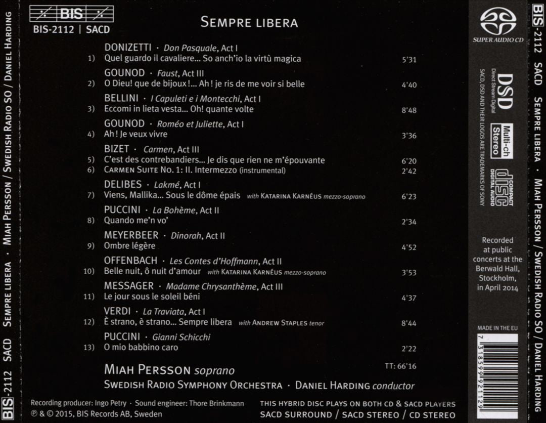 Sempre Libera cover art