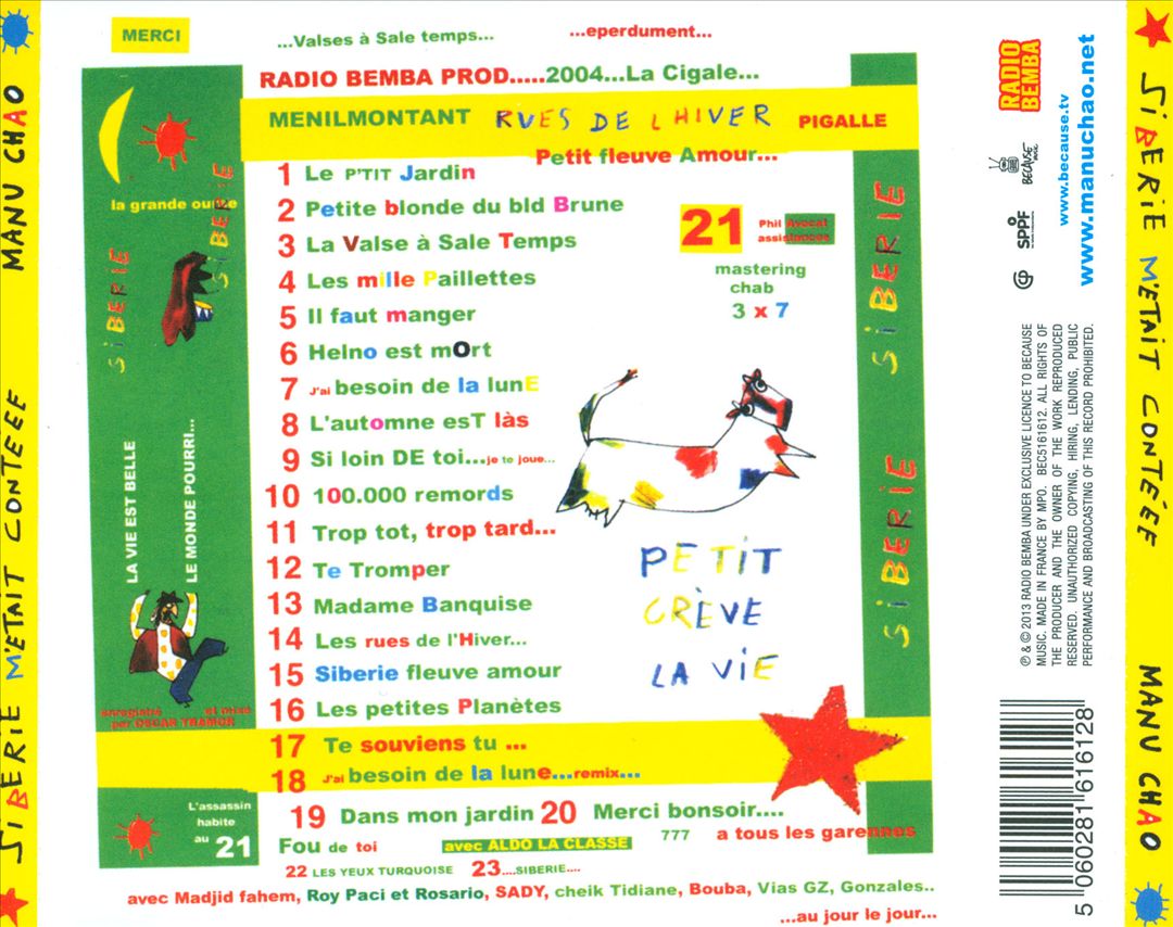 Sibérie M'était Contéee cover art