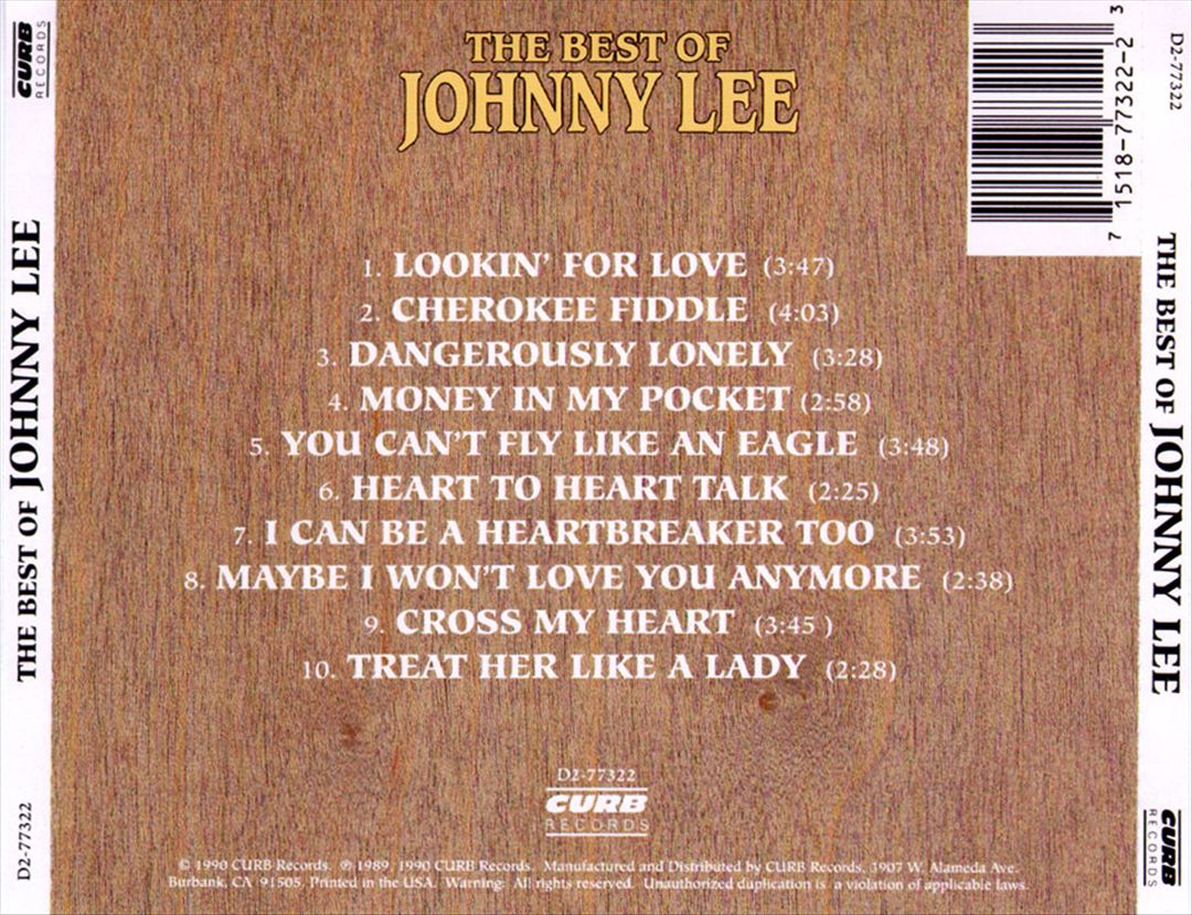 Best of Johnny Lee cover art