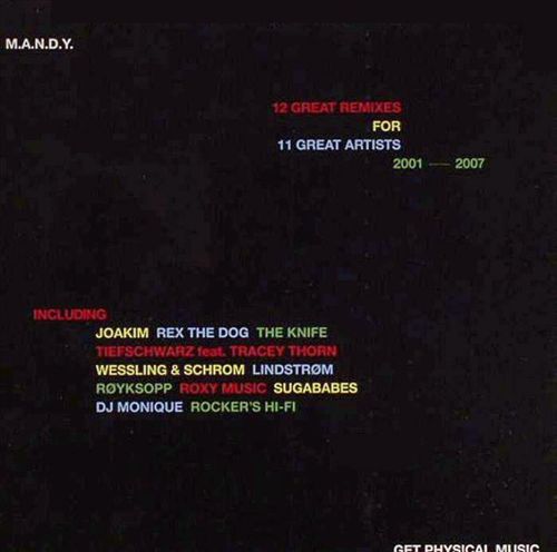 12 Great Remixes For 11 Great Artists, 2001 -2007 cover art
