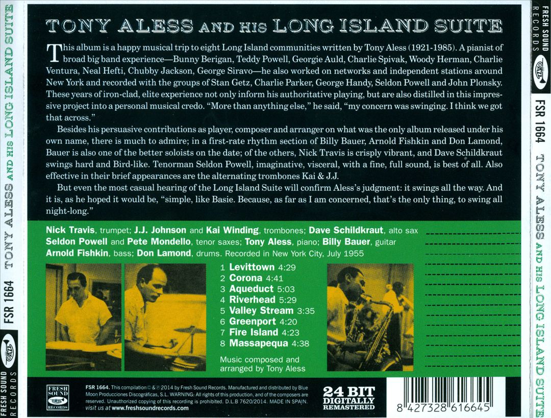 Tony Aless and His Long Island Suite cover art
