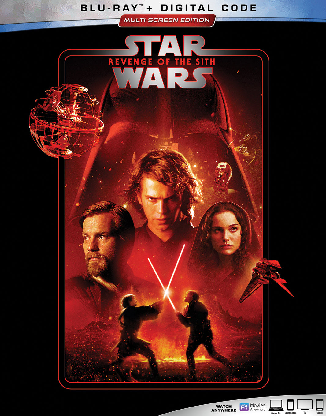 Star Wars: Revenge of the Sith [Includes Digital Copy] [Blu-ray] cover art