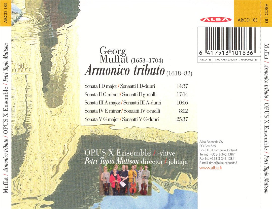 Georg Muffat: Armonico tributo cover art