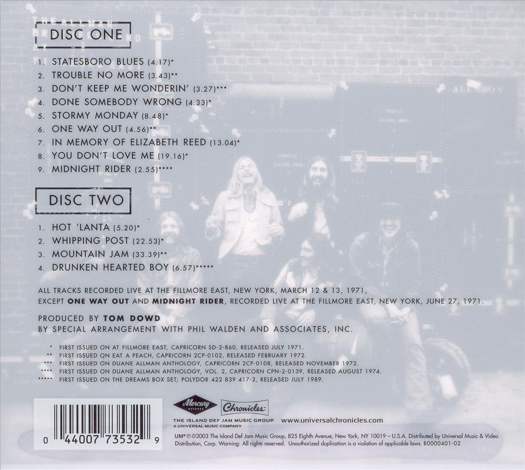 At Fillmore East [Deluxe Edition] cover art