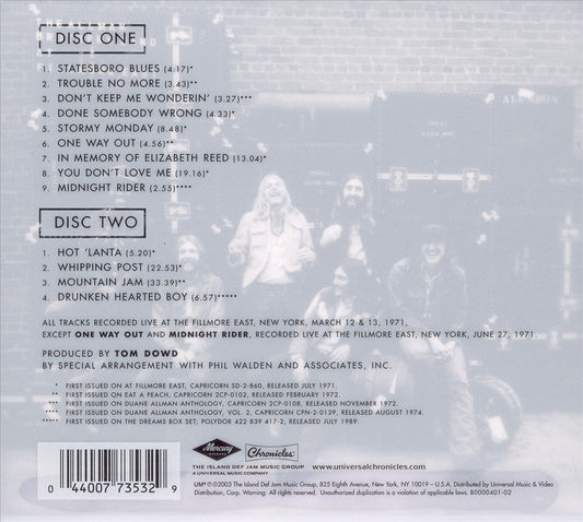 At Fillmore East [Deluxe Edition] cover art