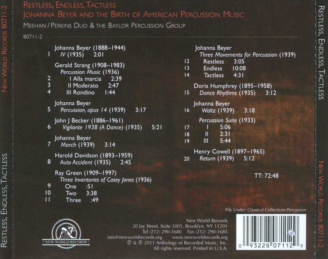 Restless, Endless, Tactless cover art