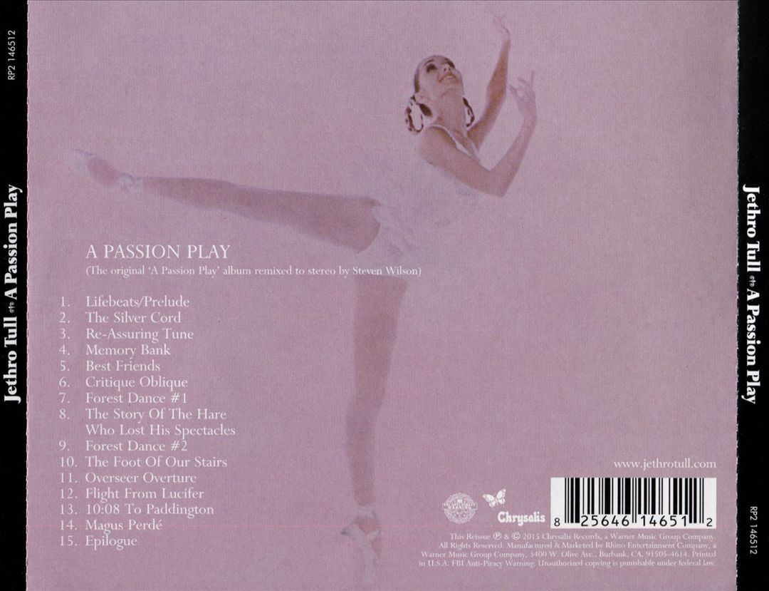 A Passion Play [Steven Wilson Mix] cover art