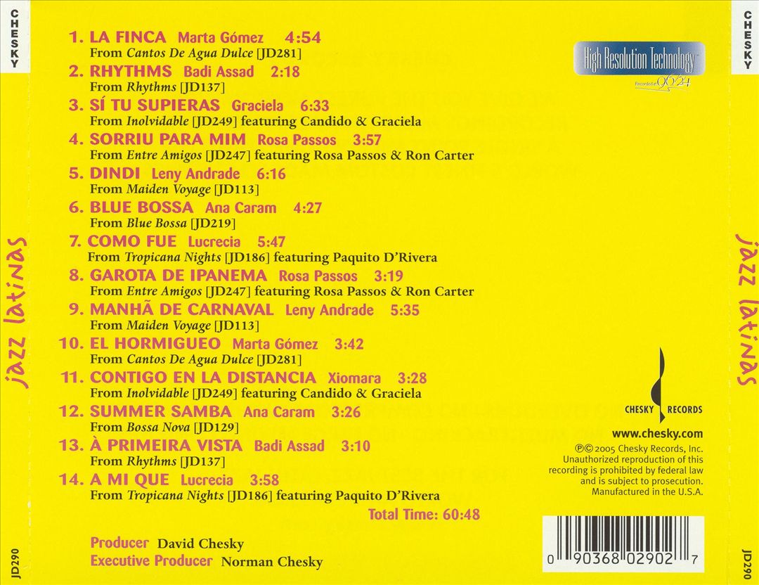 Jazz Latinas cover art
