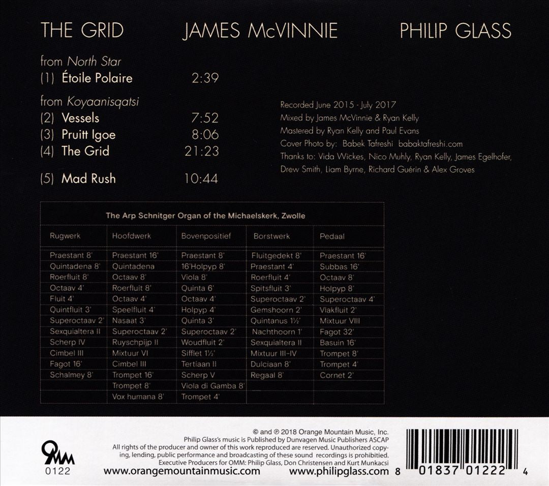 Philip Glass: The Grid cover art