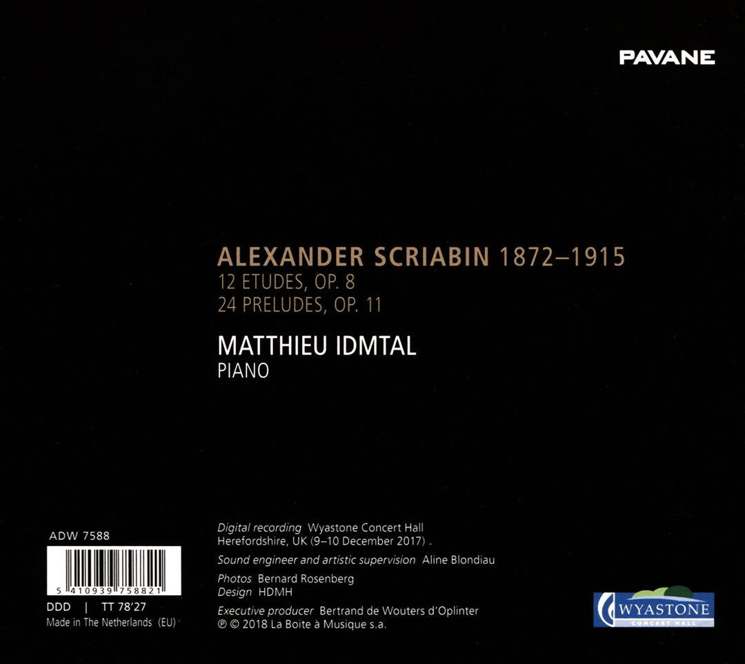 Scriabin: 12 Etudes, Op. 8; 24 Preludes, Op. 11 cover art